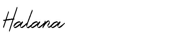 Halana字体