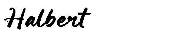 Halbert字体