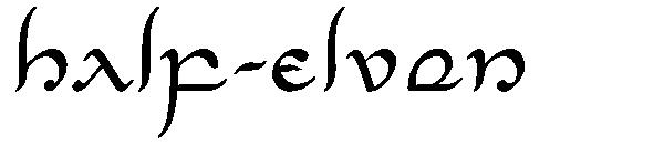 Half-Elven字体