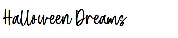 Halloween Dreams Script字体