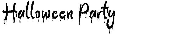 Halloween Party字体