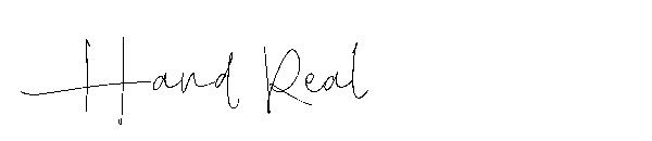 Hand Real字体