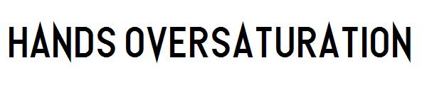 Hands Oversaturation字体