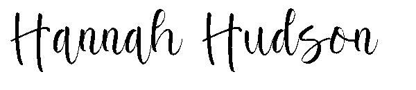 Hannah Hudson字体