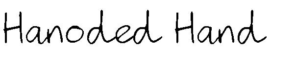 Hanoded Hand字体