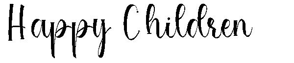 Happy Children字体