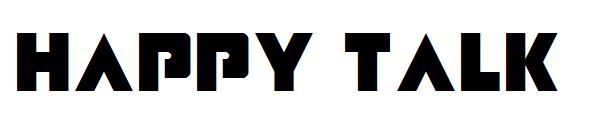 Happy Talk字体