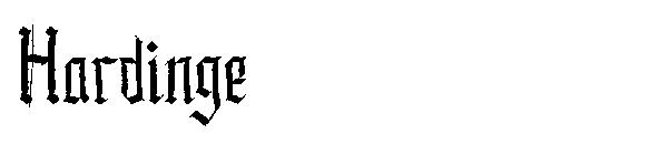 Hardinge字体