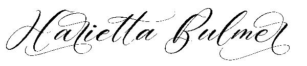 Harietta Bulmer字体