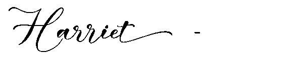 Harriet -字体