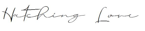 Hatching Love字体