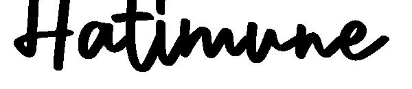 Hatimune字体
