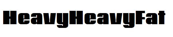 HeavyHeavyFat字体