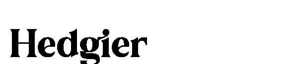 Hedgier字体