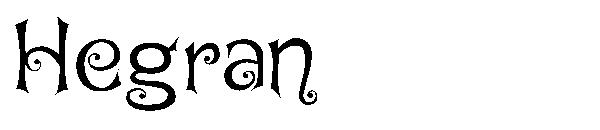 Hegran字体
