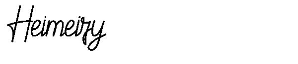 Heimeiry字体