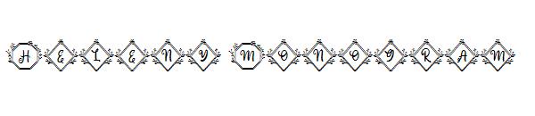 Heleny Monogram字体