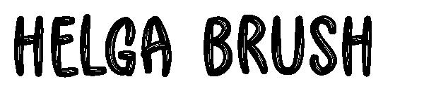 Helga Brush字体