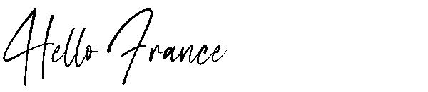 Hello France字体
