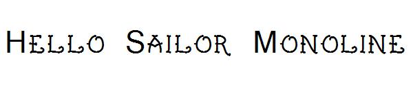Hello Sailor Monoline字体