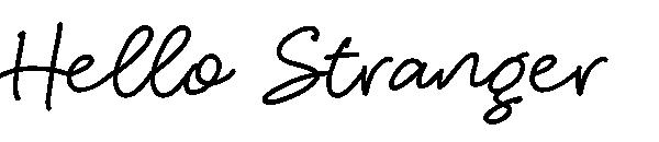 Hello Stranger字体