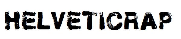 Helveticrap字体