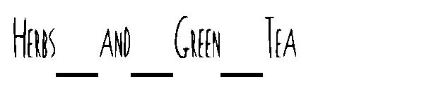 Herbs_and_Green_Tea字体