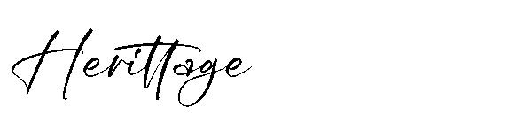 Herittage字体