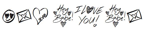 Hey Babe字体