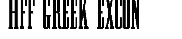 HFF Greek ExCon字体