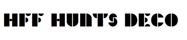 HFF Hunts Deco字体