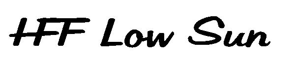 HFF Low Sun字体