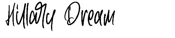 Hillary Dream字体