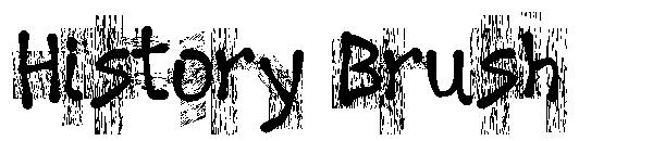 History Brush字体