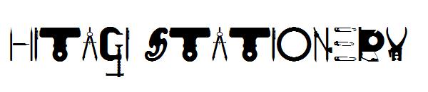 HITAGI STATIONERY字体