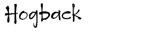 Hogback字体
