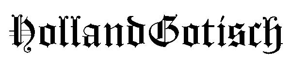 HollandGotisch字体