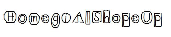 HomegirlShapeUp字体