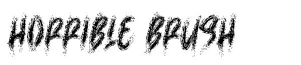 Horrible Brush字体