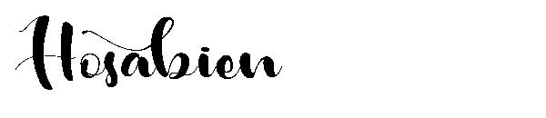 Hosabien字体