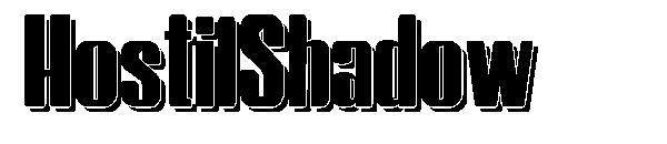 HostilShadow字体