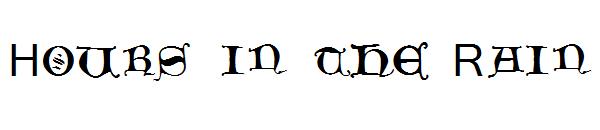 Hours in the Rain字体