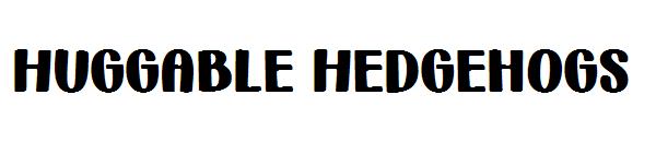Huggable Hedgehogs字体