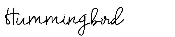 Hummingbird字体