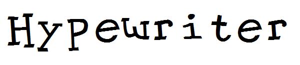 Hypewriter字体