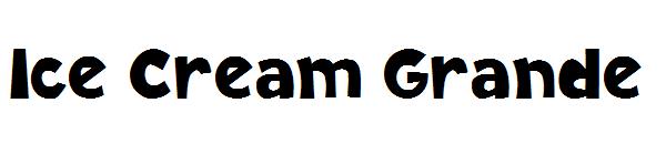 Ice Cream Grande字体