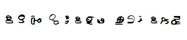 ID4 Alien Script字体