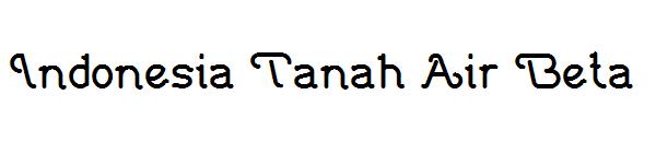 Indonesia Tanah Air Beta字体