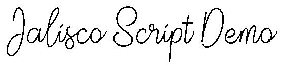 Jalisco Script Demo字体