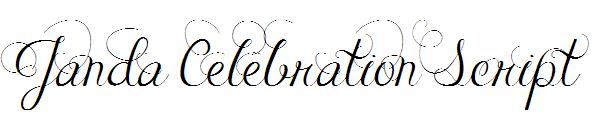 Janda Celebration Script字体